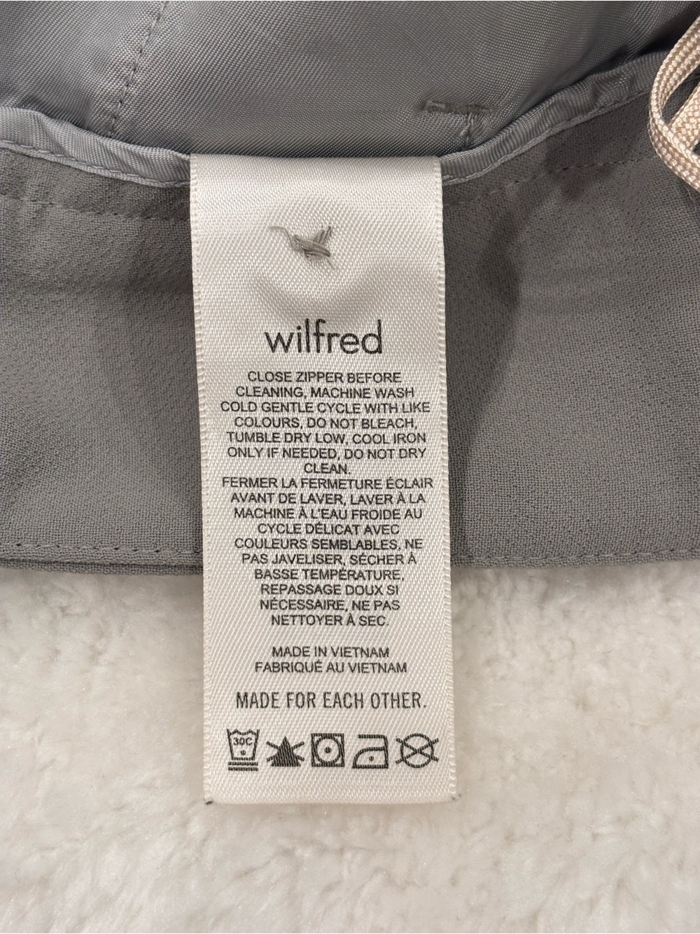 Aritzia Wilfred Dashwood Green Grey Pants - Picture 12 of 12